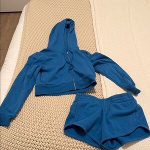 Abound Vibrant Blue Fleece Set